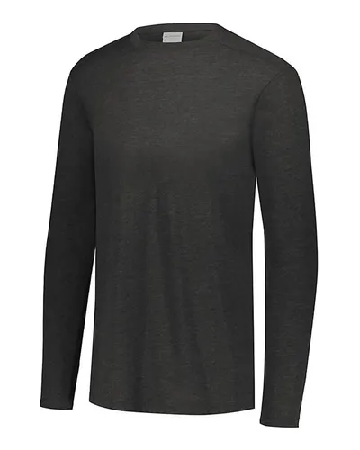 Augusta Sportswear 3075 Unisex Triblend Long Sleeve T-Shirt — blank long sleeve tee, front view