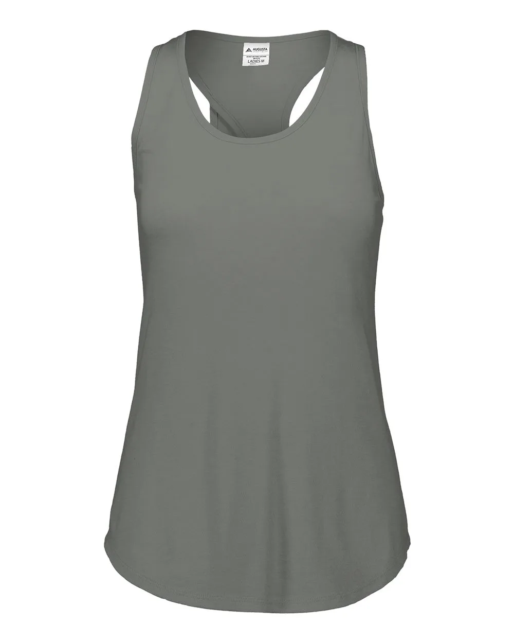 Augusta Sportswear 3079 Girls' Lux Triblend Tank Top — blank tank top, front view