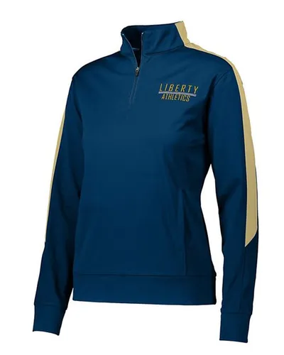 Augusta Sportswear 4388 Women's Medalist 2.0 Quarter-Zip Pullover — blank garment, front view