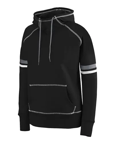 Augusta Sportswear 5440 Women's Spry Hooded Sweatshirt — blank hooded sweatshirt, front view