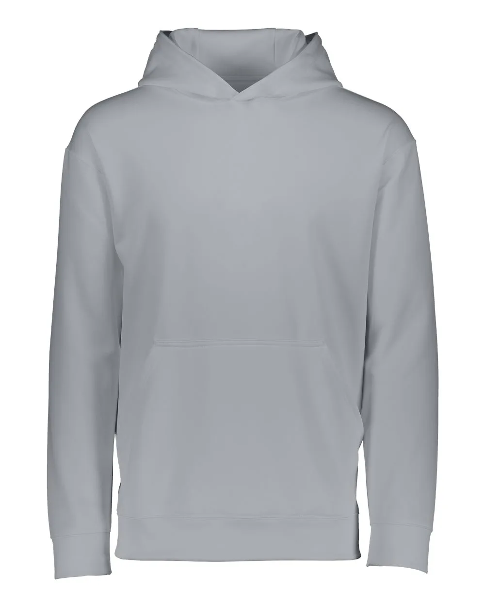 Augusta Sportswear 5506 Youth Wicking Fleece Hooded Sweatshirt — blank hooded sweatshirt, front view