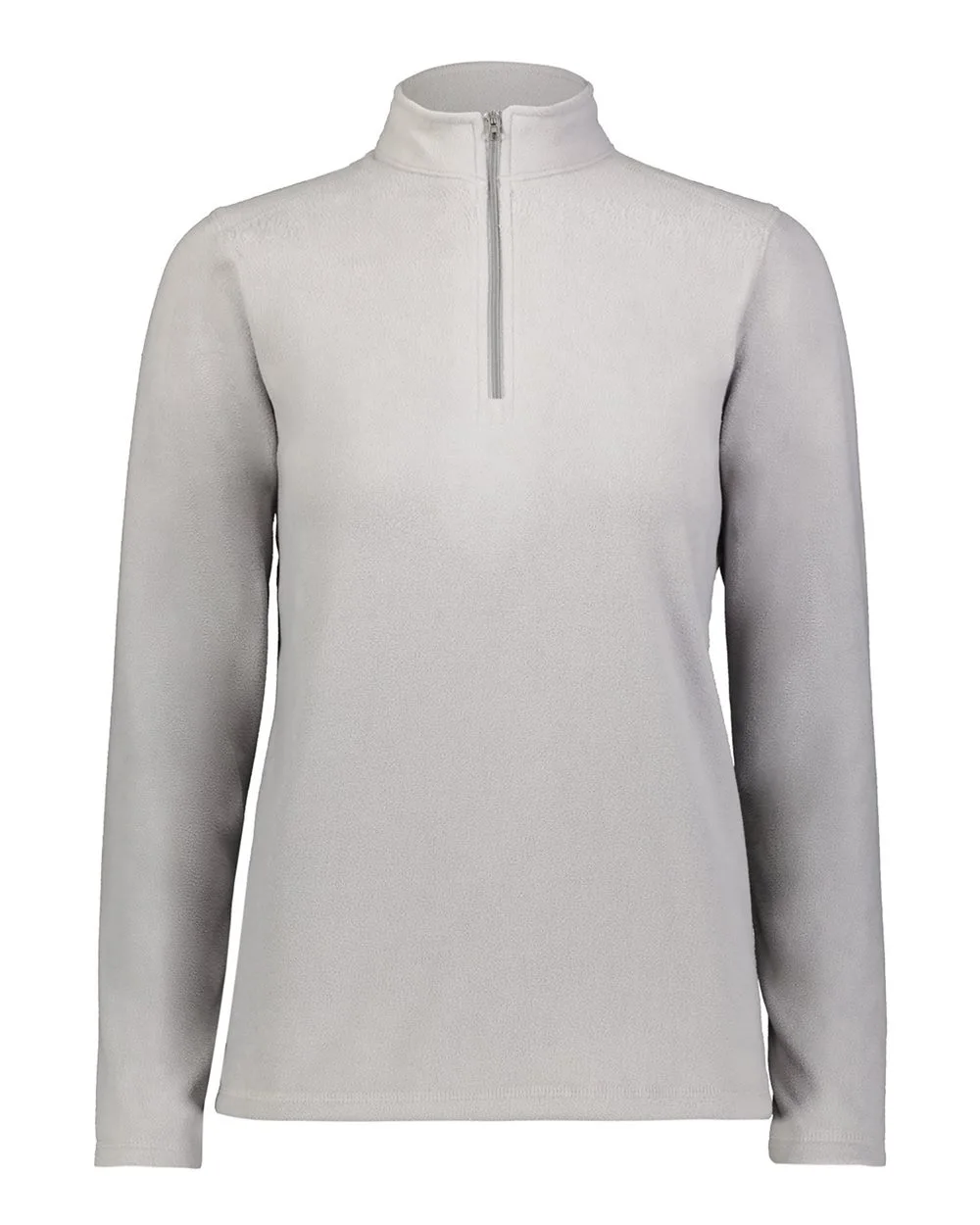 Augusta Sportswear 6864 Women's Eco Revive™ Micro-Lite Fleece Quarter-Zip Pullover — blank fleece pullover, front view