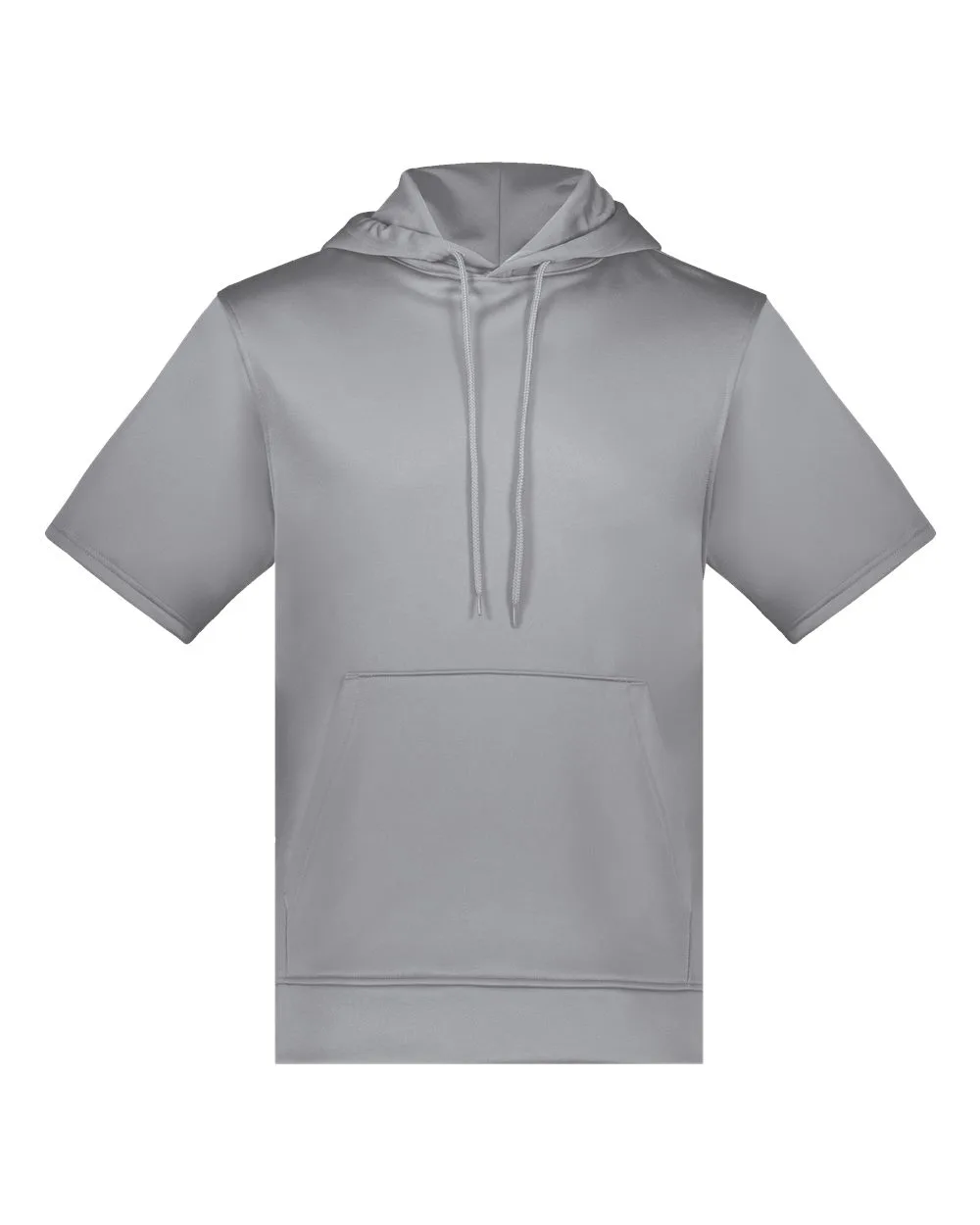 Augusta Sportswear 6871 Unisex Fleece Short Sleeve Hooded Pullover — blank hooded sweatshirt, front view