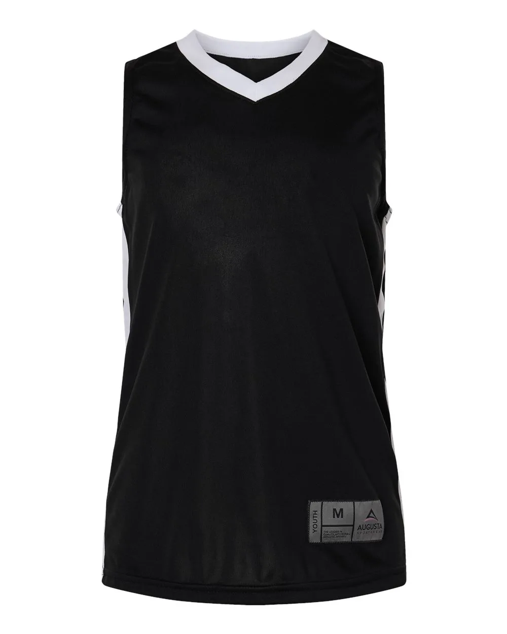 Augusta Sportswear 6887 Youth Match-Up Basketball Jersey — blank t-shirt, front view