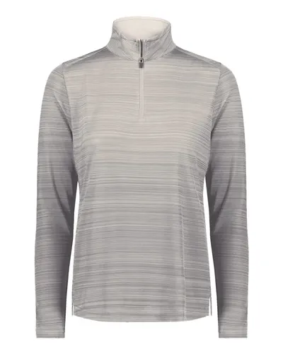 Augusta Sportswear 7012 Women's Pursuit Quarter-Zip Pullover — blank garment, front view