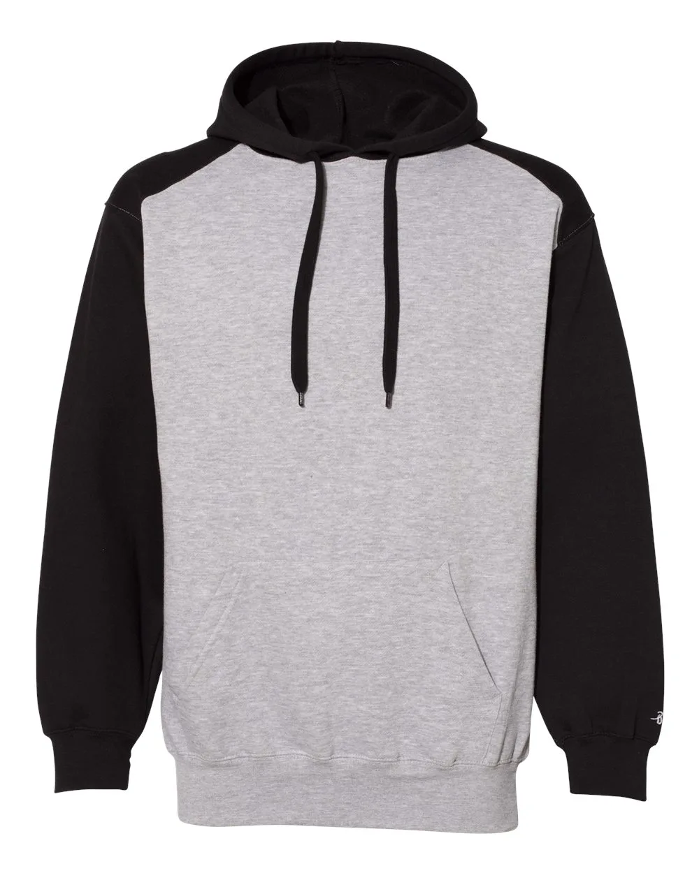 Badger 1249 Unisex Sport Athletic Fleece Hooded Sweatshirt — blank hooded sweatshirt, front view