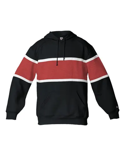 Badger 1282 Unisex United Athletic Fleece Hooded Sweatshirt — blank hooded sweatshirt, front view