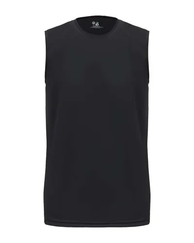 Badger 2130 Youth B-Core Sleeveless T-Shirt — blank tank top, front view