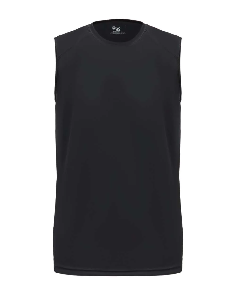 Badger 2130 Youth B-Core Sleeveless T-Shirt — blank tank top, front view