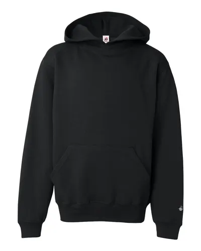Badger 2254 Youth Hooded Sweatshirt — blank hooded sweatshirt, front view