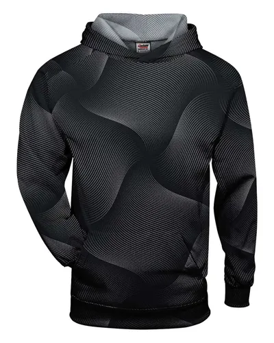Badger 2413 Youth Warp Hooded Long Sleeve T-Shirt — blank hooded sweatshirt, front view