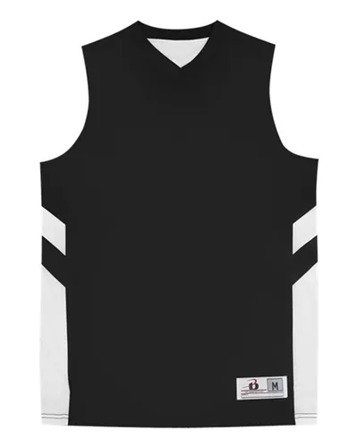 Badger 2566 Youth B-Pivot Rev. Tank Top — blank tank top, front view
