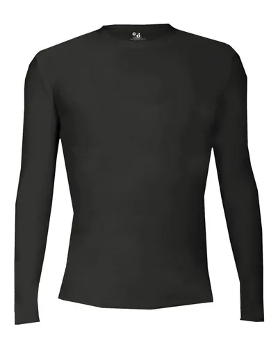 Badger 2605 Youth Pro-Compression Long Sleeve T-Shirt — blank long sleeve tee, front view