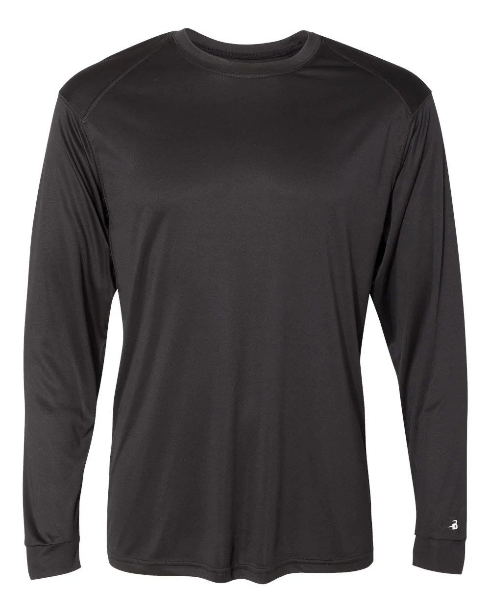 Badger 4004 Men's Ultimate SoftLock™ Long Sleeve T-Shirt — blank long sleeve tee, front view