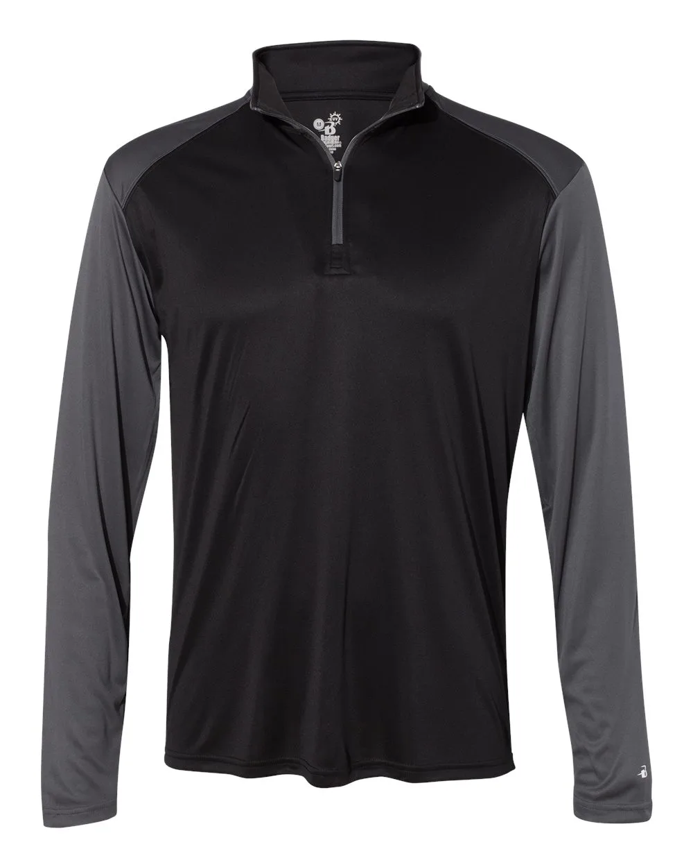 Badger 4006 Men's Ultimate SoftLock™ Sport Quarter-Zip Pullover — blank garment, front view