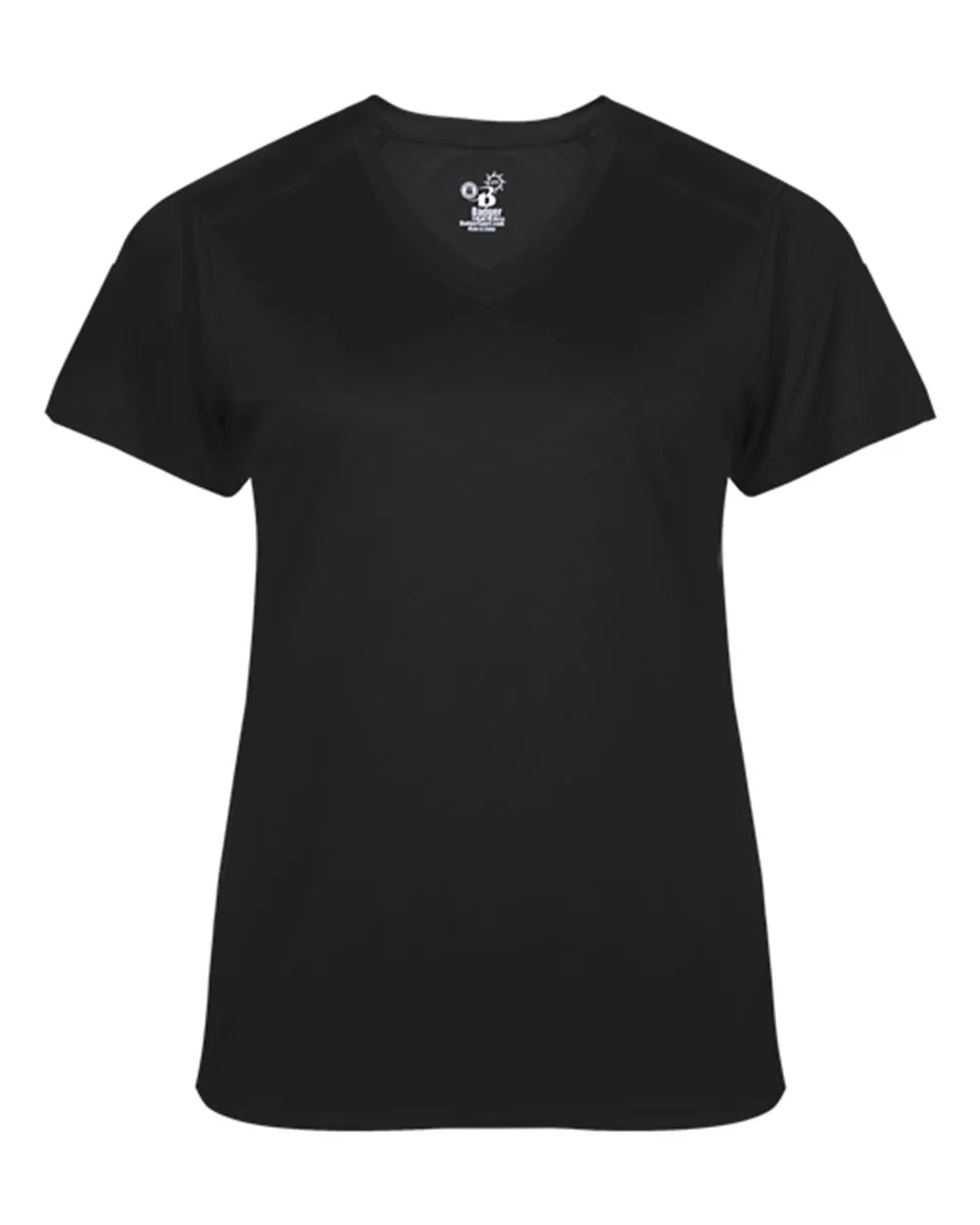 Badger 4062 Women's  Ultimate SoftLock™ V-Neck T-Shirt — blank t-shirt, front view