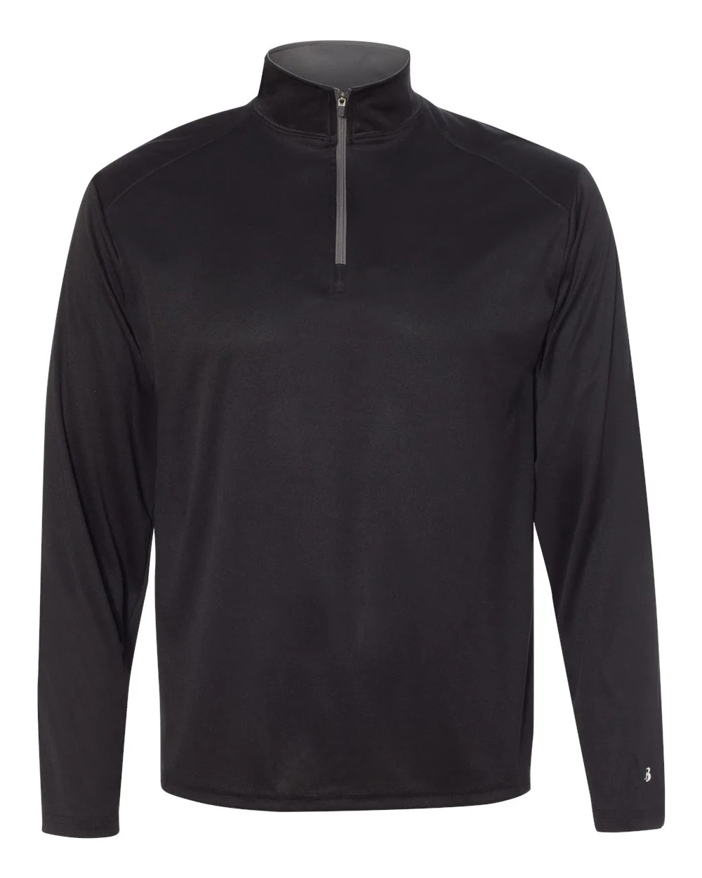 Badger 4102 Men's B-Core Quarter-Zip Pullover — blank garment, front view