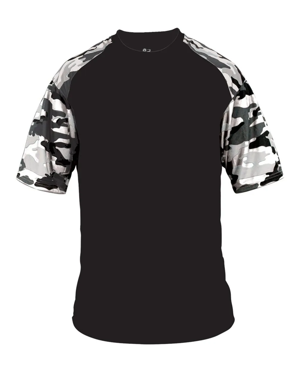 Badger 4141 Men's Camo Sport T-Shirt — blank t-shirt, front view