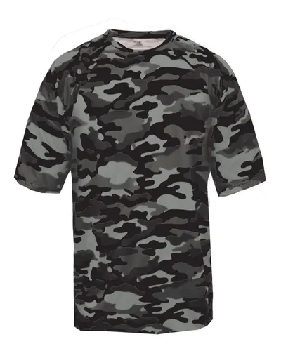 Badger 4181 Men's Camo T-Shirt — blank t-shirt, front view