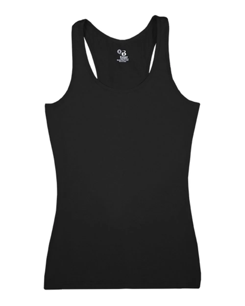 Badger 4666 Women's Pro-Compression Racerback — blank garment, front view