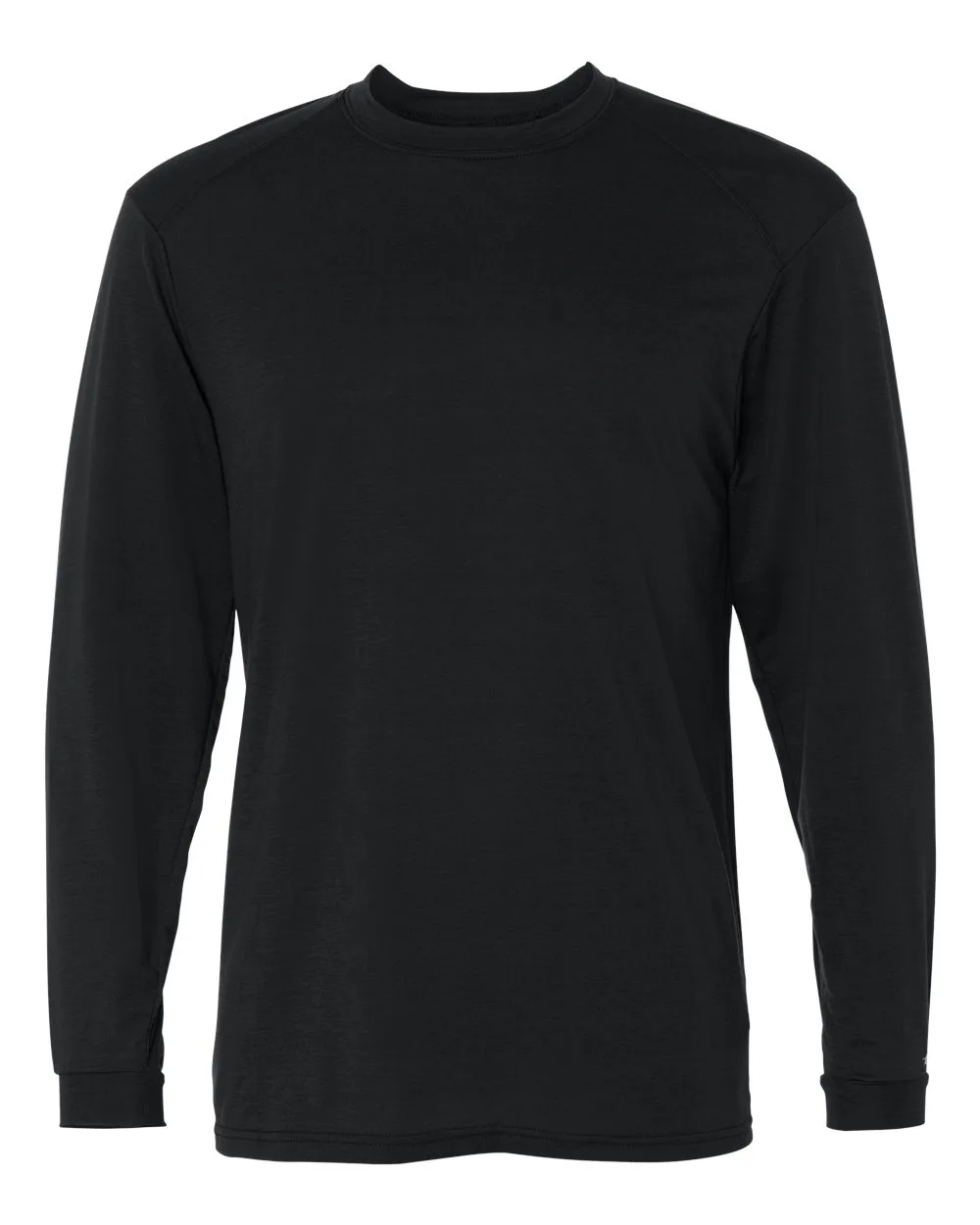 Badger 4804 Men's B-Tech Cotton-Feel Long Sleeve T-Shirt — blank long sleeve tee, front view