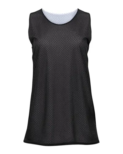 Badger 8978 Women's Pro Mesh Reversible Tank Top — blank tank top, front view