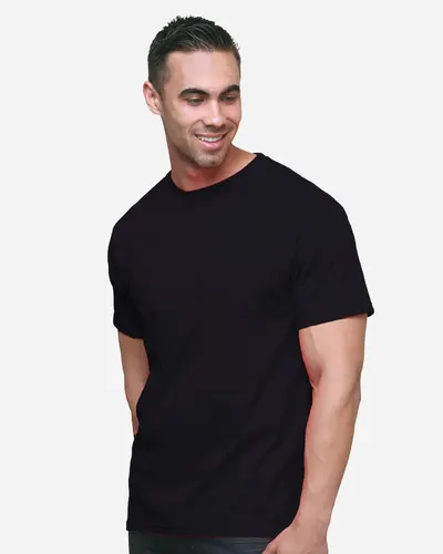 Bayside 2925 Men's Union-Made Fine Jersey T-Shirt — blank t-shirt, front view