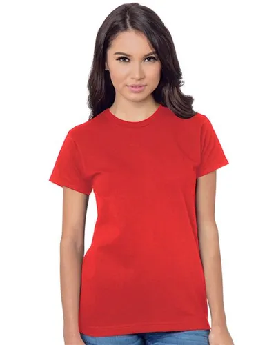 Bayside 3075 Women's Union-Made Basic T-Shirt — blank t-shirt, front view