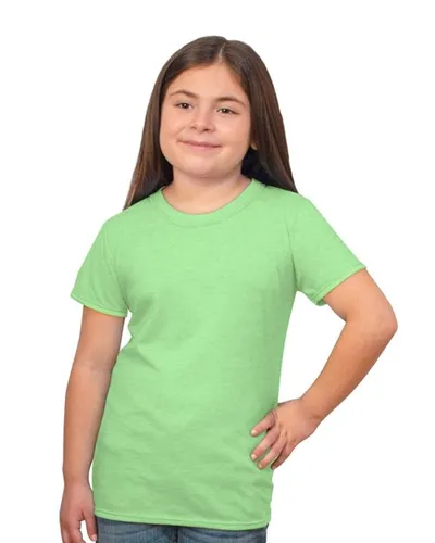 Bayside 37100 Girls' Princess T-Shirt — blank t-shirt, front view