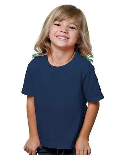 Bayside 4125 Toddler USA-Made T-Shirt — blank t-shirt, front view
