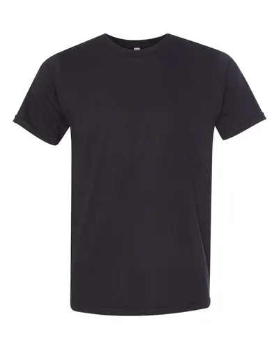 Bayside 5000 Unisex USA-Made Fine Jersey T-Shirt — blank t-shirt, front view