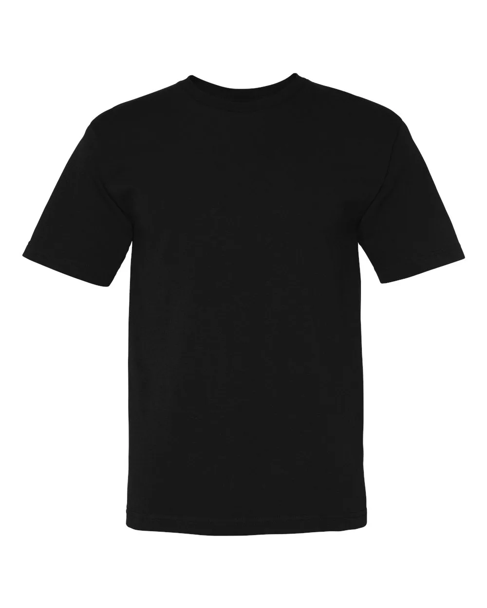 Bayside 5040 Unisex USA-Made Midweight T-Shirt — blank t-shirt, front view