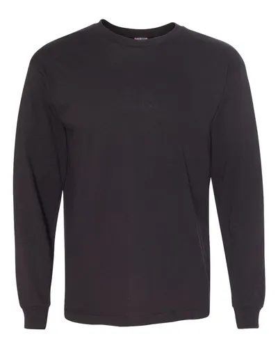 Bayside 5060 Unisex USA-Made Long Sleeve T-Shirt — blank long sleeve tee, front view