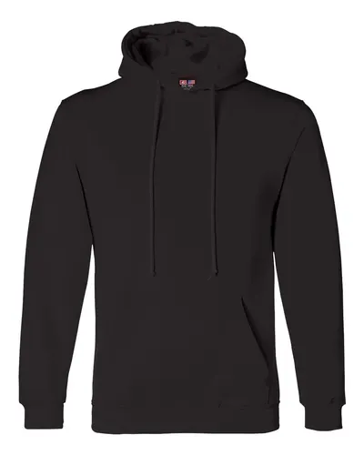 Bayside 960 Unisex USA-Made Hooded Sweatshirt — blank hooded sweatshirt, front view