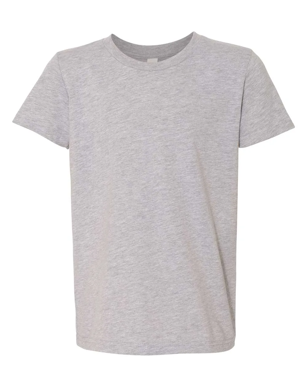 BELLA + CANVAS 3001YCVC Youth CVC Jersey Tee — blank t-shirt, front view