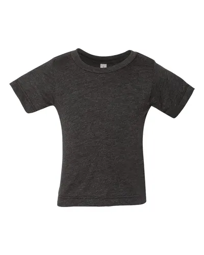 BELLA + CANVAS 3413B Infant Triblend Tee — blank t-shirt, front view