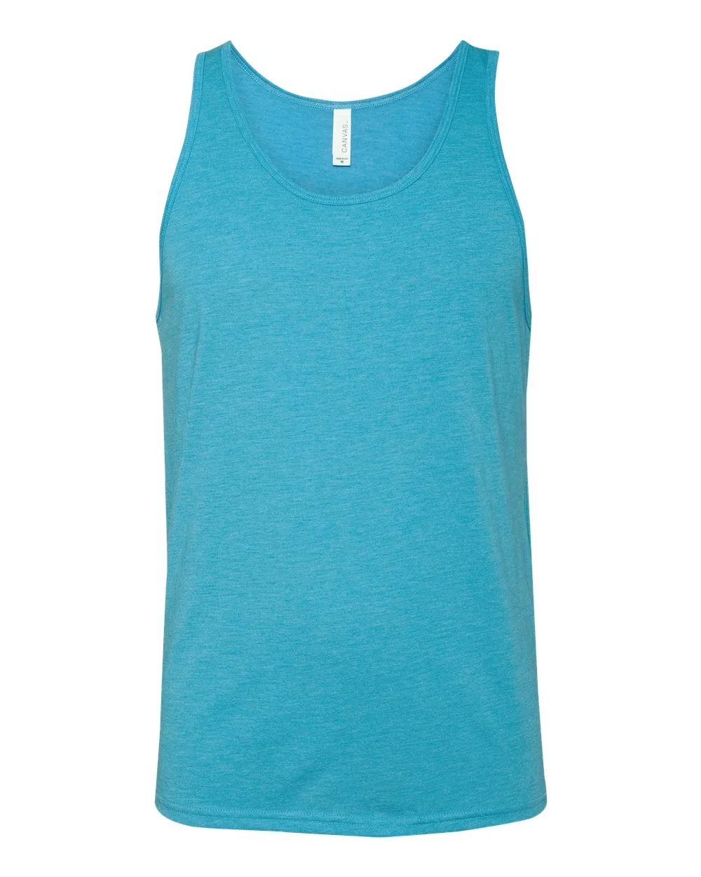 BELLA + CANVAS 3484 Unisex Triblend Tank — blank tank top, front view