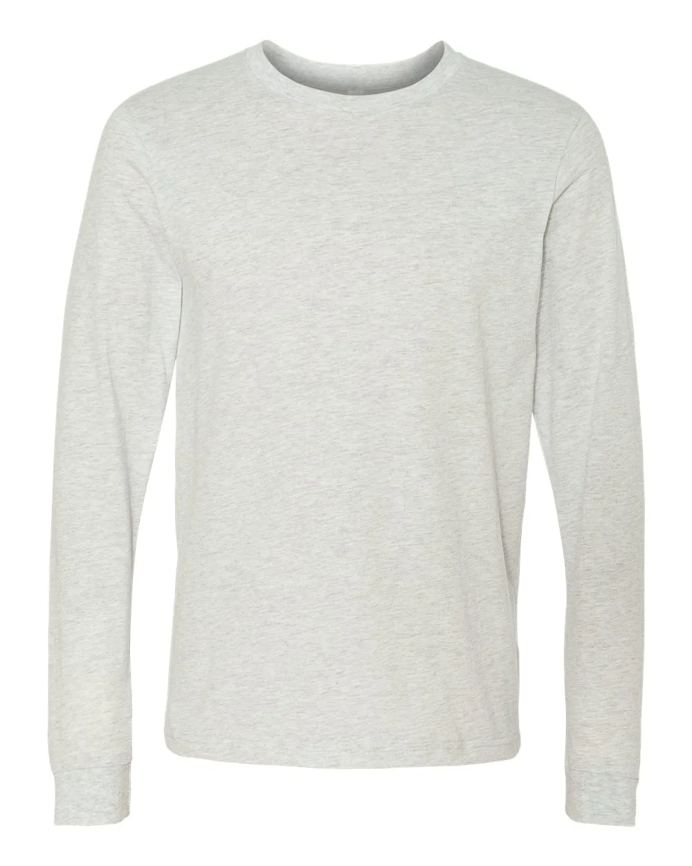 BELLA + CANVAS 3501 Unisex Jersey Long Sleeve Tee — blank long sleeve tee, front view
