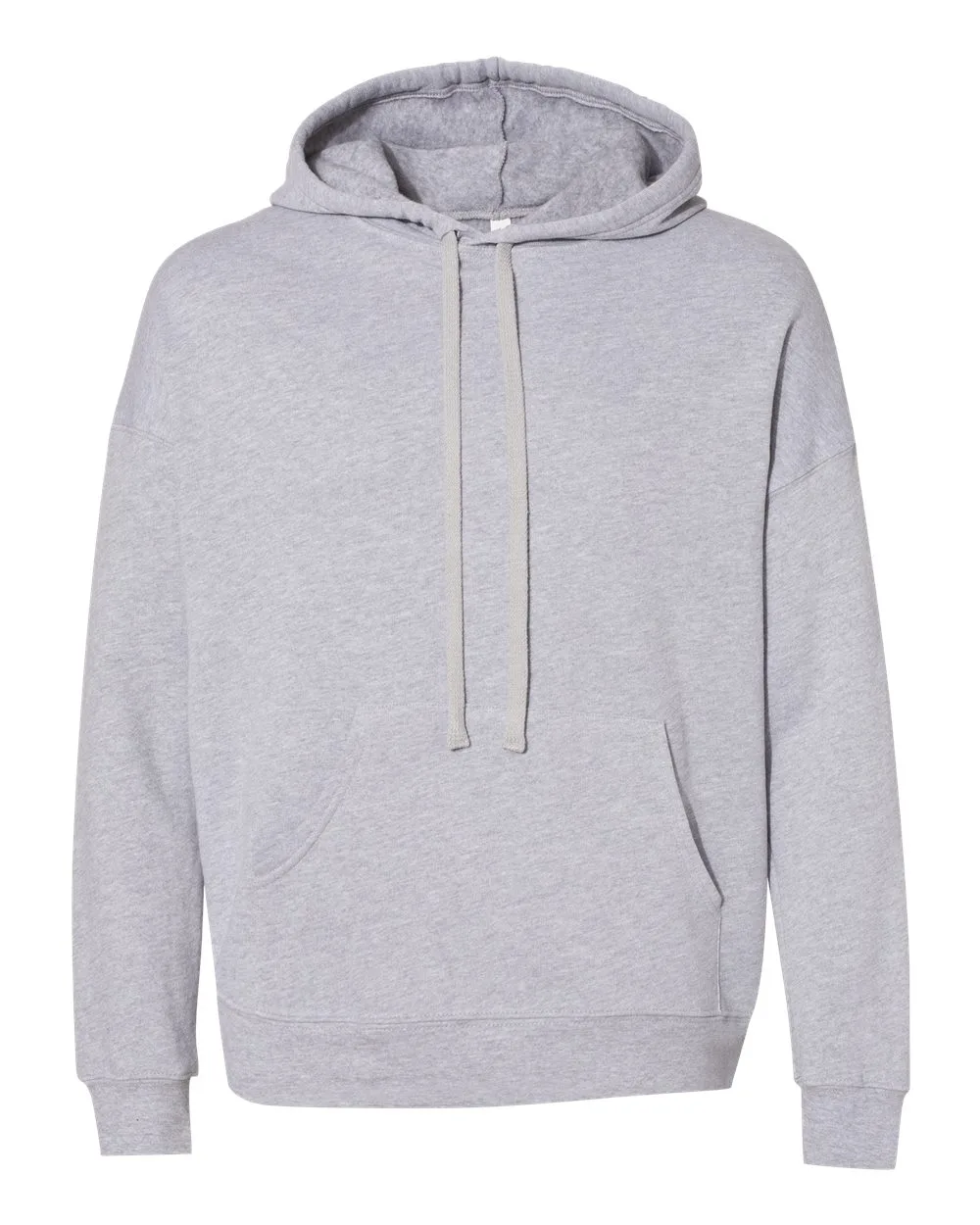 BELLA + CANVAS 3729 Unisex Sponge Fleece Drop Shoulder Hoodie Sweatshirt — blank hooded sweatshirt, front view