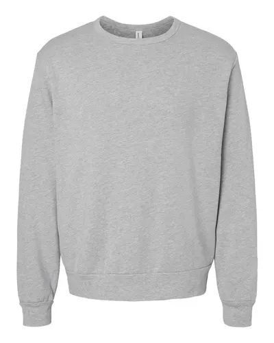 BELLA + CANVAS 3911 Unisex Sponge Fleece Classic Crewneck Sweatshirt — blank crewneck sweatshirt, front view