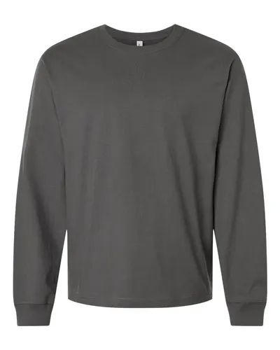 BELLA + CANVAS 4651 Unisex 7.5 oz Heavyweight Long Sleeve Tee — blank long sleeve tee, front view