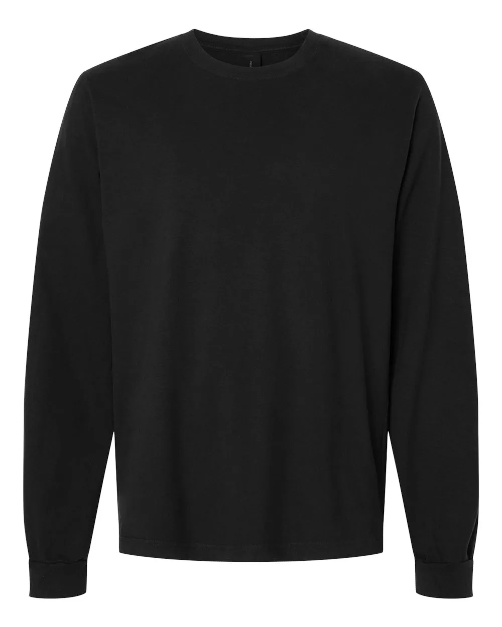 BELLA + CANVAS 4851GD Unisex Heavyweight Garment-Dyed Long Sleeve Tee — blank long sleeve tee, front view