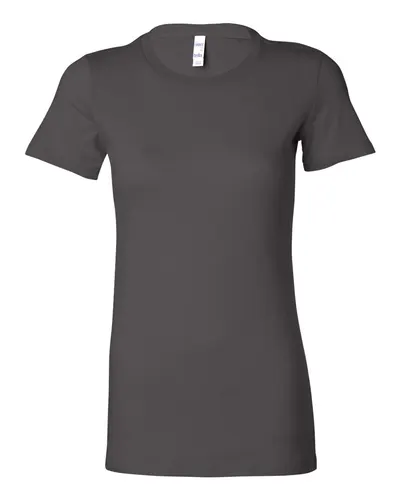 BELLA + CANVAS 6004 Women's Slim Fit Tee — blank t-shirt, front view