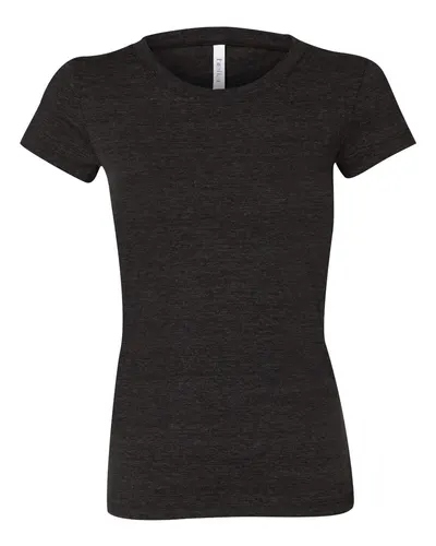 BELLA + CANVAS 8413 Women's Triblend Tee — blank t-shirt, front view
