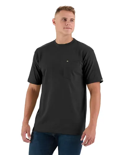 Berne Apparel BSM16T Men's Tall Heavyweight Pocket T-Shirt — blank t-shirt, front view