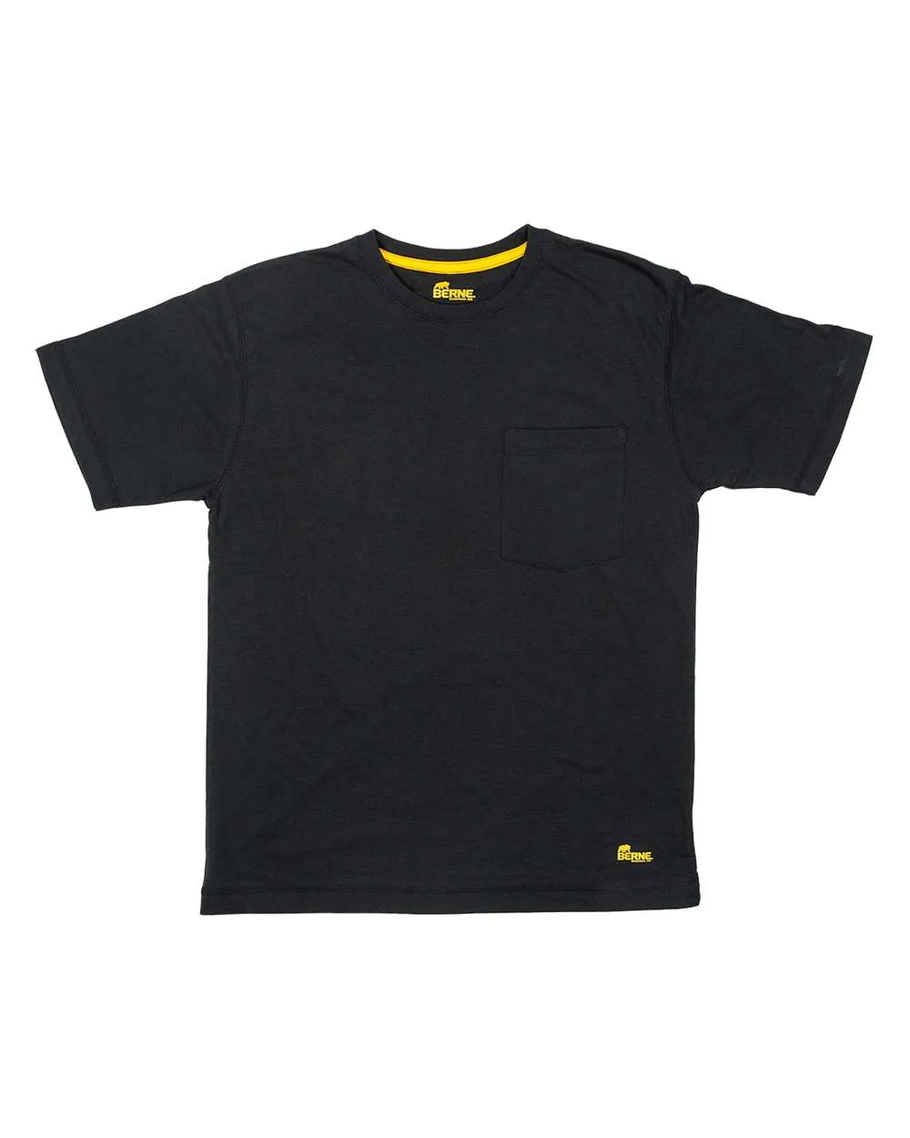 Berne Apparel BSM38T Men's Tall Lightweight Performance T-Shirt — blank t-shirt, front view