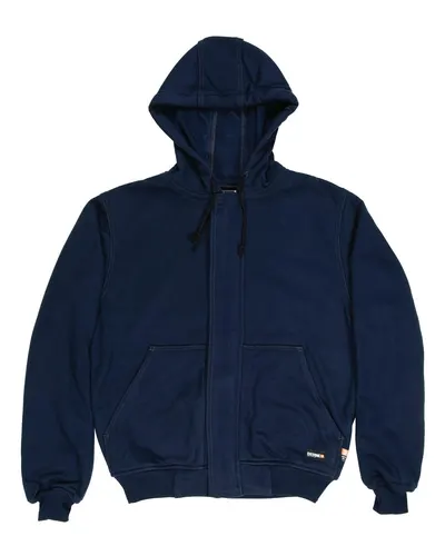 Berne Apparel FRSZ19T Men's Tall Flame-Resistant Hooded Sweatshirt — blank hooded sweatshirt, front view