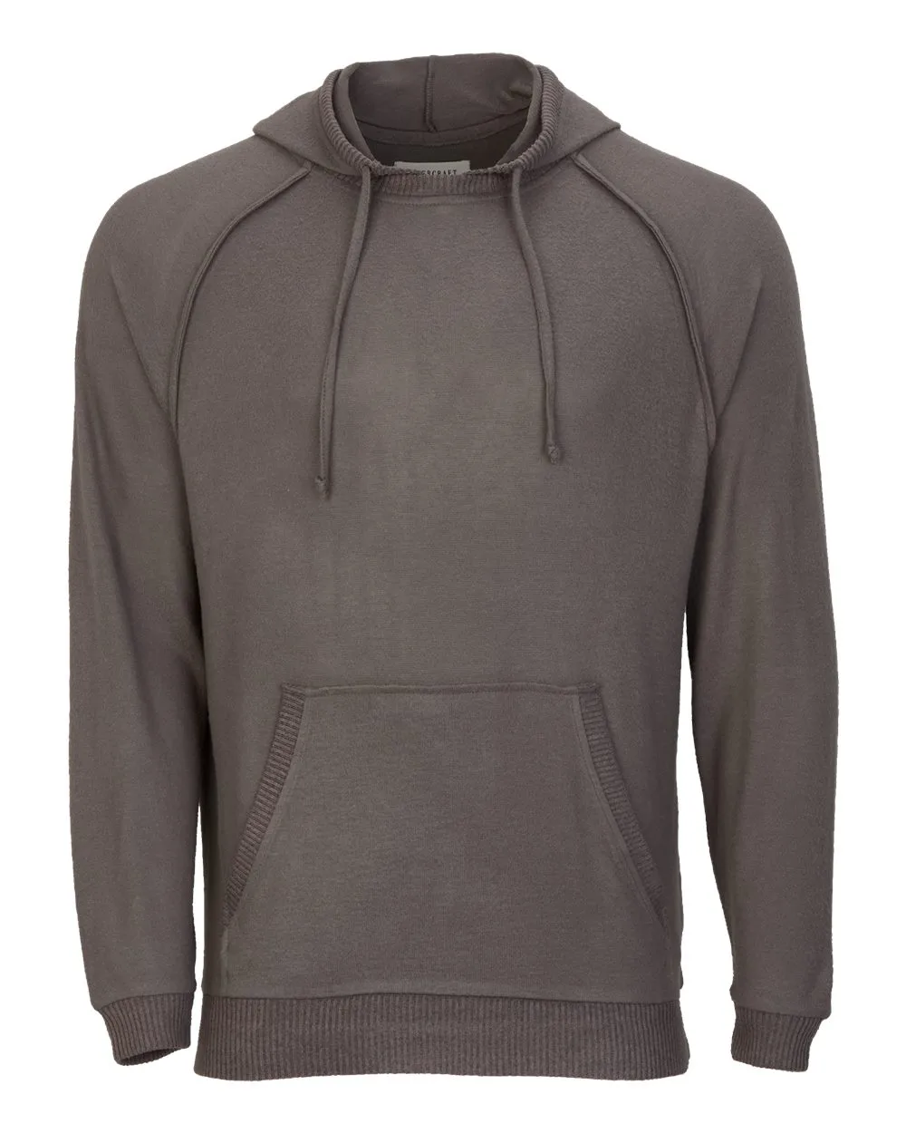 Boxercraft BM1501 Men's Cuddle Hooded Sweatshirt — blank hooded sweatshirt, front view