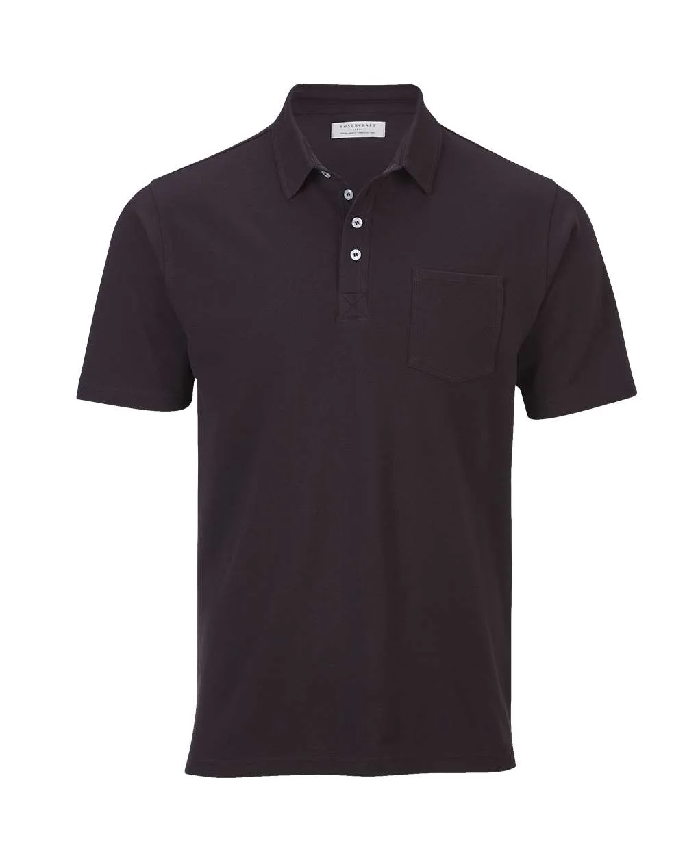 Boxercraft BM2301 Men's Pique Polo — blank polo, front view