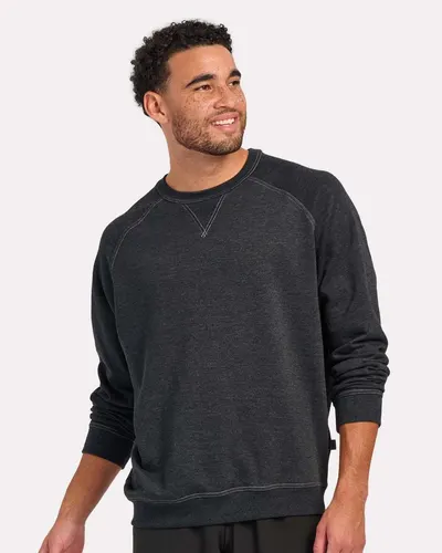 Boxercraft BM5104 Men's French Terry Crewneck Sweatshirt — blank crewneck sweatshirt, front view